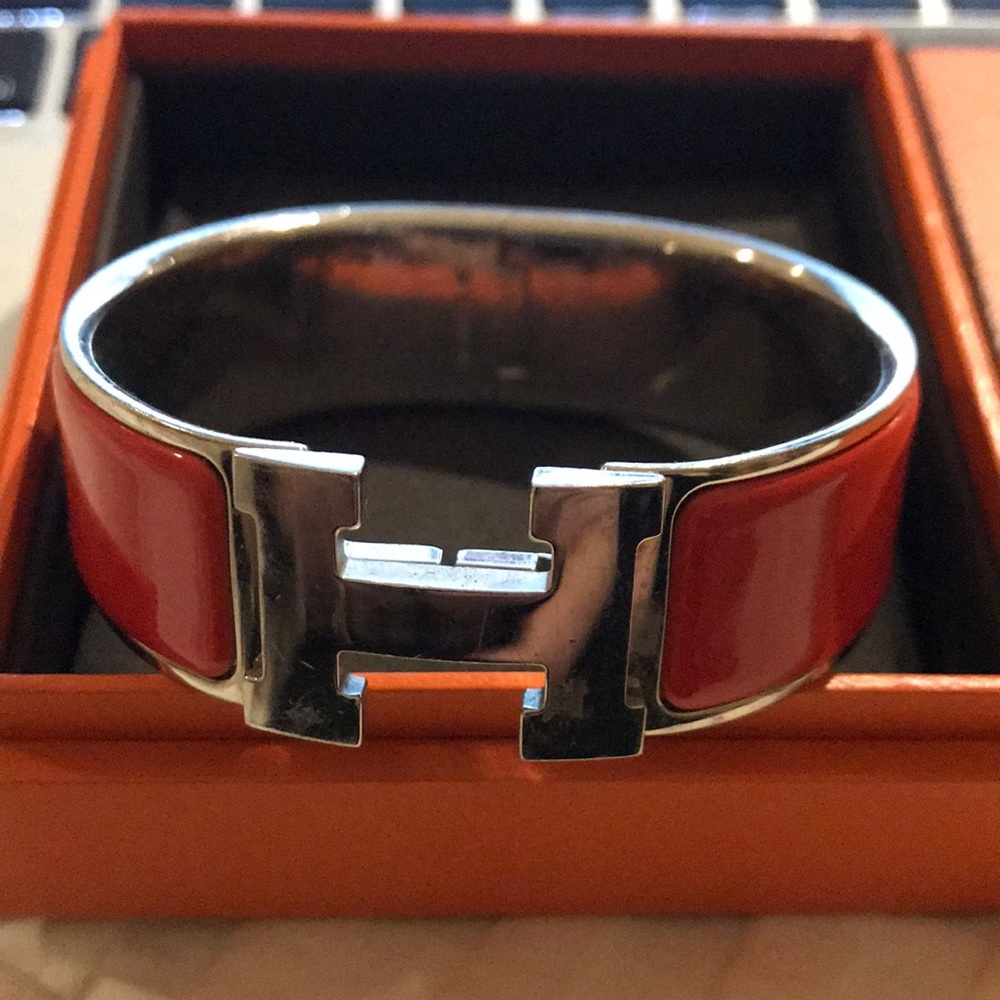 Hermès click clac H bracelet